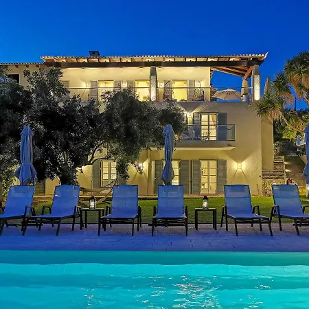 וילה Theresia - Luxury Pool W 180º Views Metaxáta